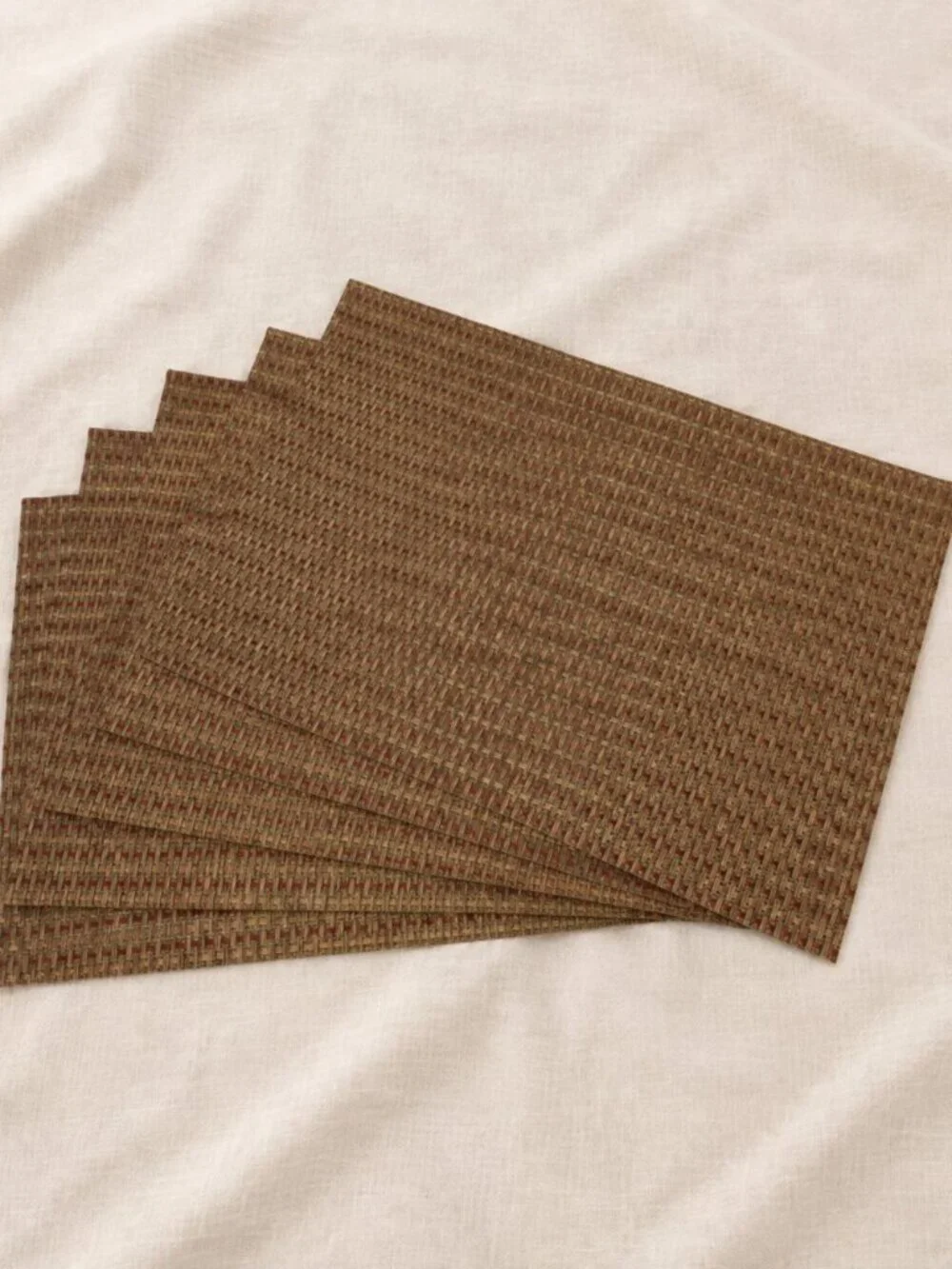 Set of 4 placemats - Rust, Sage, Neutral place mats